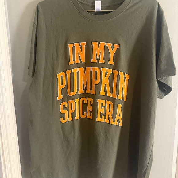 Brisco Brands XL Graphic Tee Green Cotton Blend Oversized Fit - Picture 2 of 8